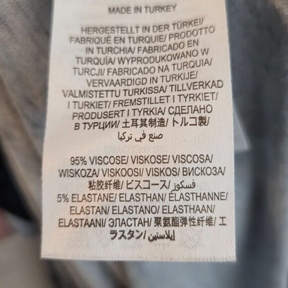 Boden Long Sleeve Midi Dress V Neck Dark Blue Women's Size 16/18R Modest Strech - Picture 9 of 9